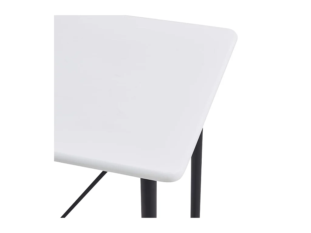 Juego de barra de 5 piezas, plástico negro