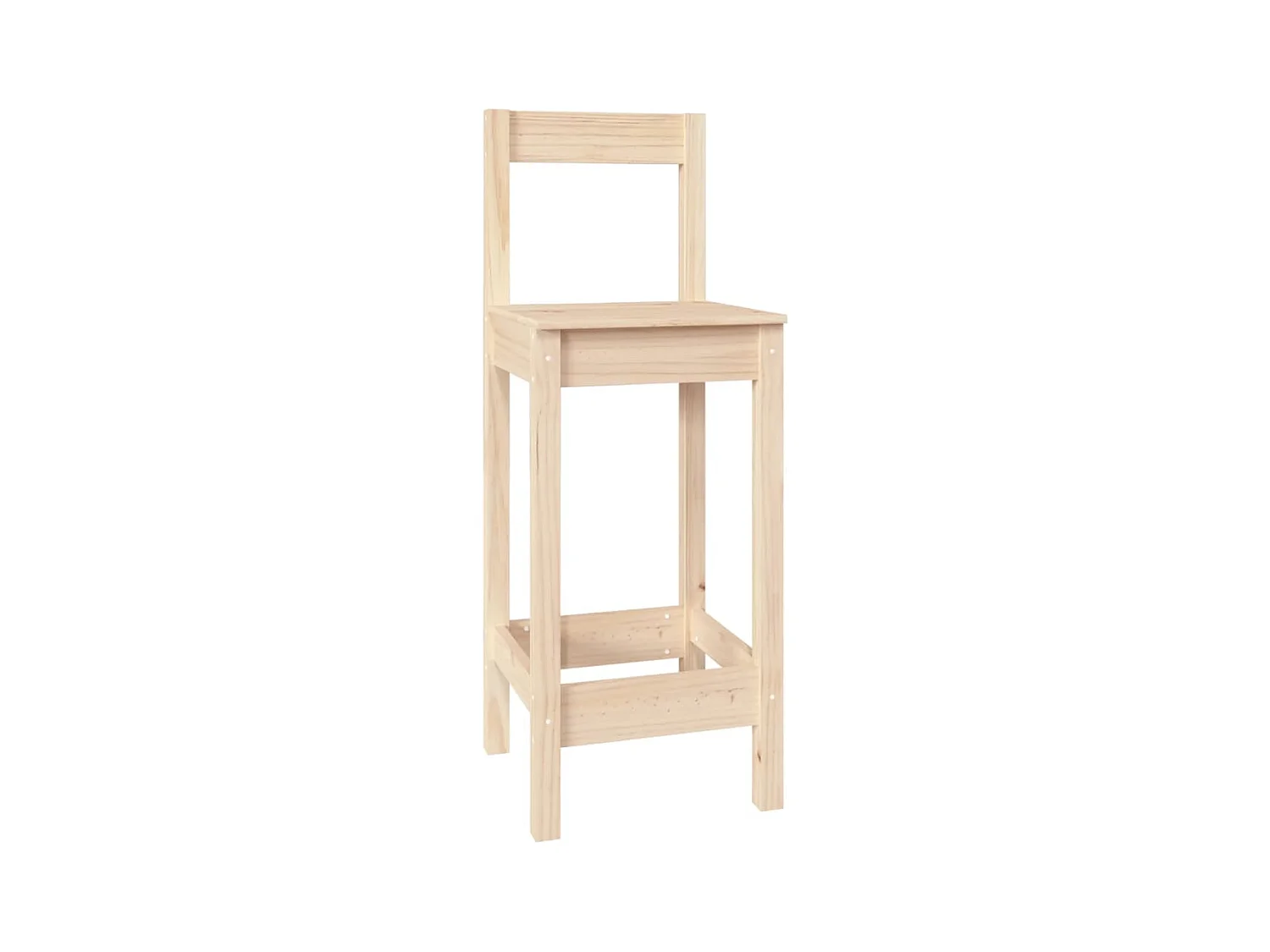 Ensemble de bar 7 pcs Bois de pin massif