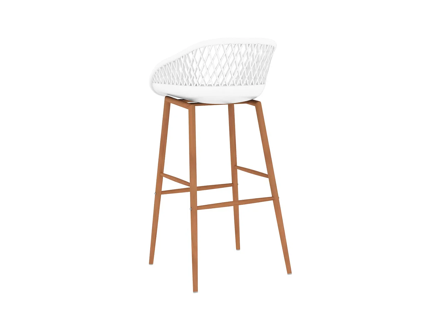 Juego de bar de 5 piezas blanco