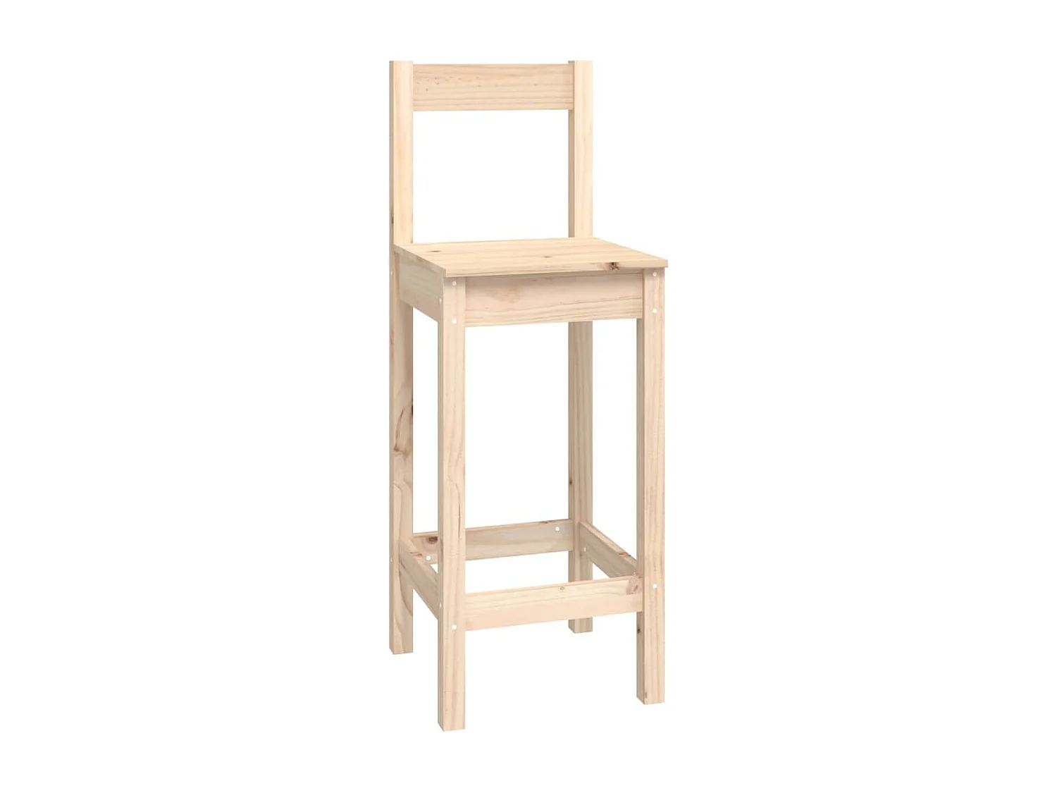 9-teiliges Bar-Set aus massivem Kiefernholz