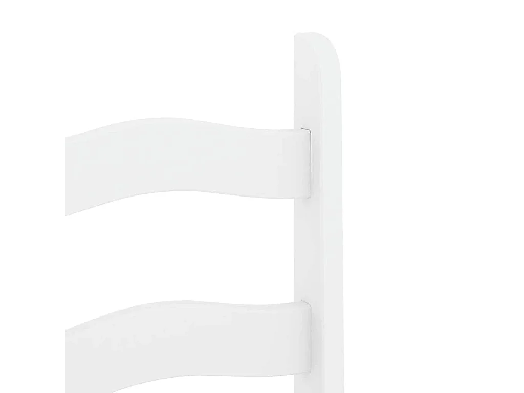 Ensemble à manger Panama 5 pcs blanc bois de pin massif