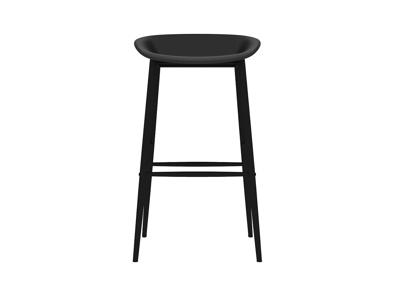 Juego de bar de 5 piezas, blanco y negro