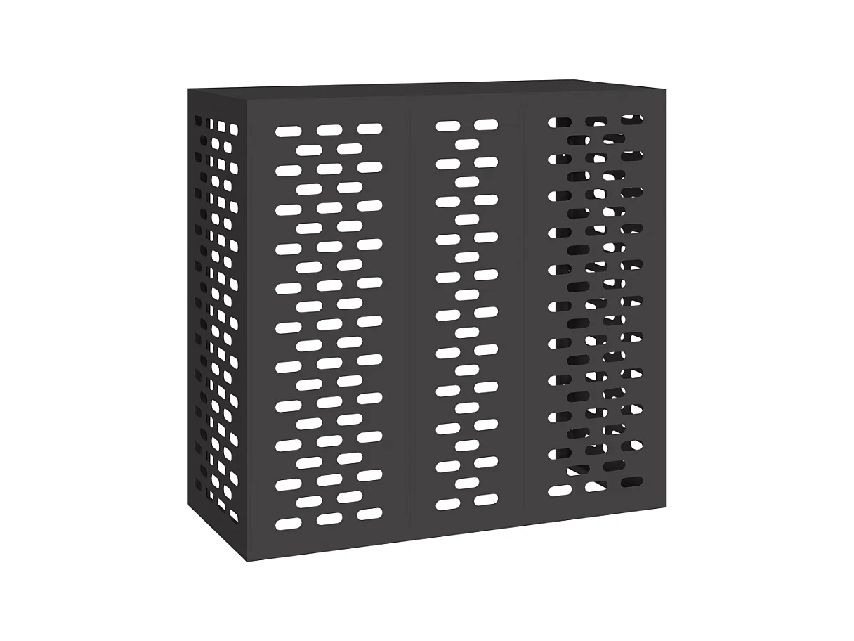 Housse de climatiseur Noir, 110 x 50 x 105 cm