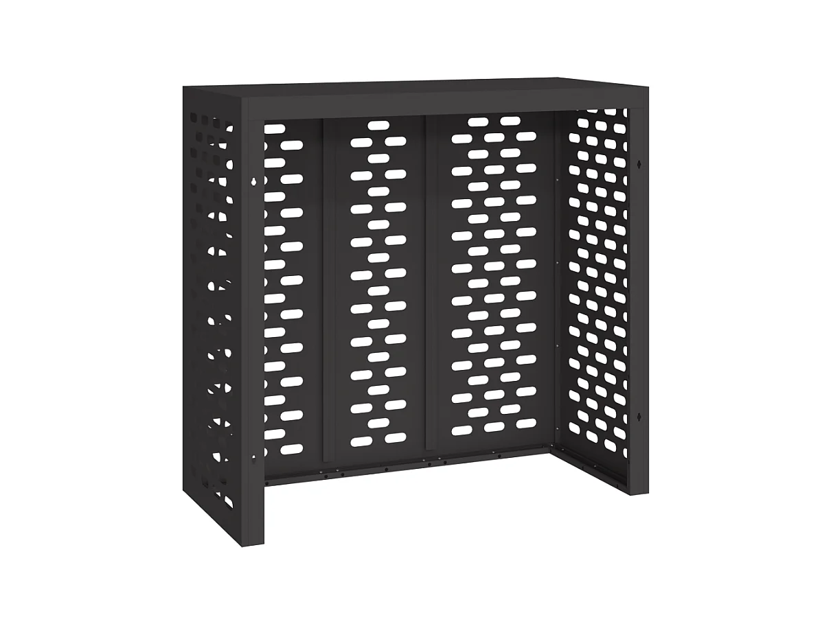 Housse de climatiseur Noir, 110 x 50 x 105 cm