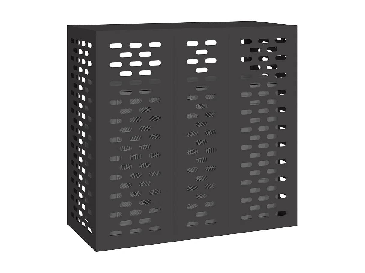 Housse de climatiseur Noir, 110 x 50 x 105 cm