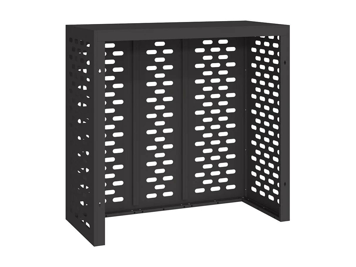 Housse de climatiseur Noir, 110 x 50 x 105 cm