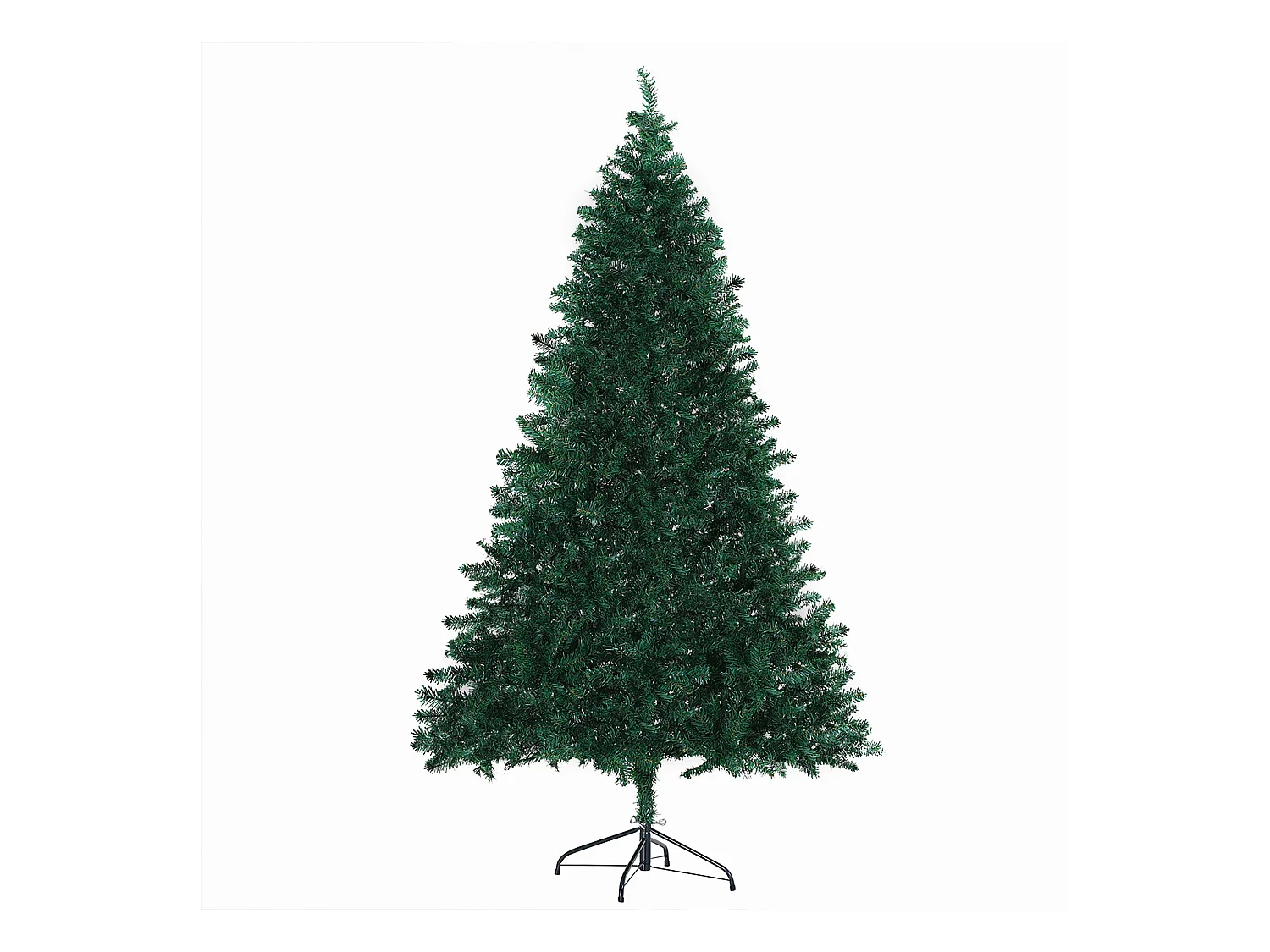 Kunstkerstboom 180 cm met 1000 PVC takken, groen (Ø102 x 180 cm)