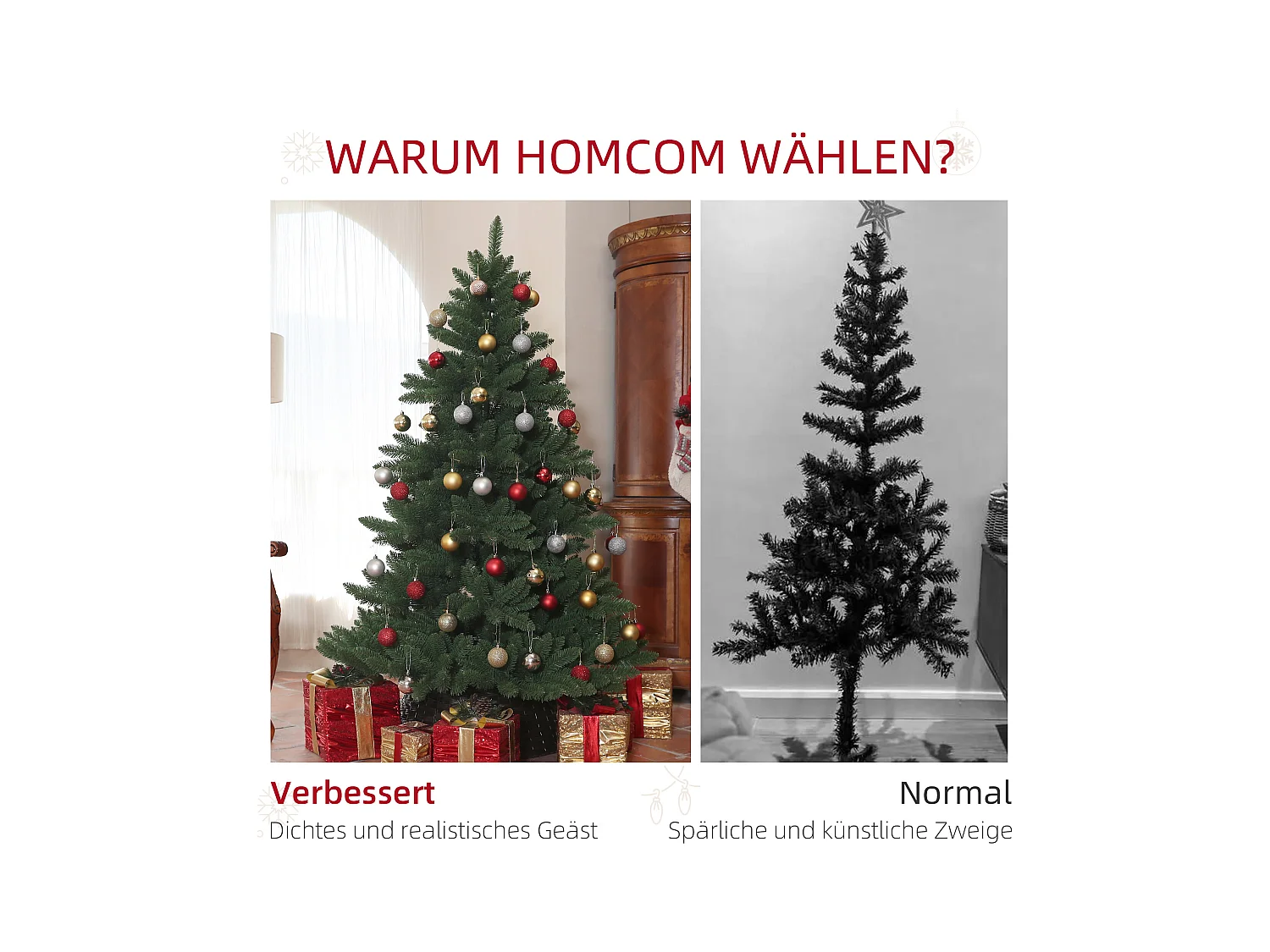 Kunstkerstboom 180 cm met 880 takken, gevlamd, PVC, groen (Ø120 x 180 cm)