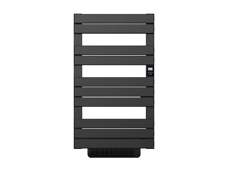 Sèche-serviette électrique sans fluide avec soufflerie 500 + 1000 W H.108,4xL60cm Bestherm HANAE noir