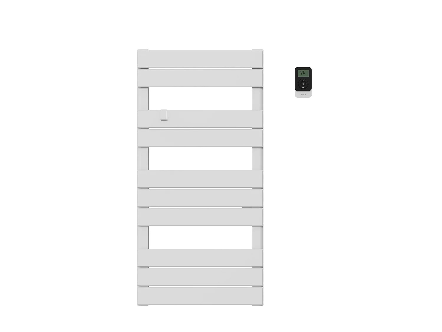 Sèche-serviette électrique sans fluide 500W H.101xL50cm Bestherm ANIS blanc