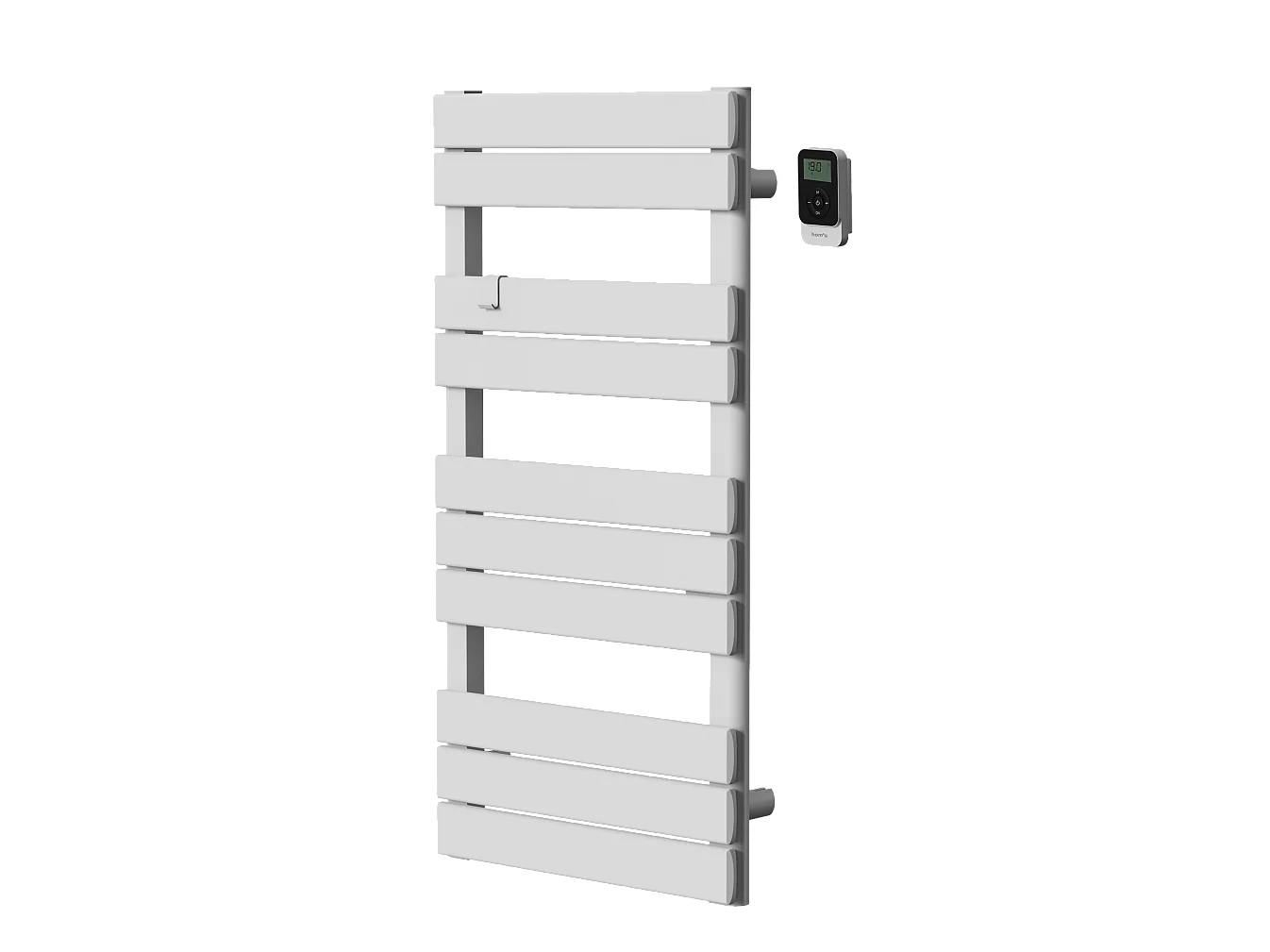 Sèche-serviette électrique sans fluide 500W H.101xL50cm Bestherm ANIS blanc