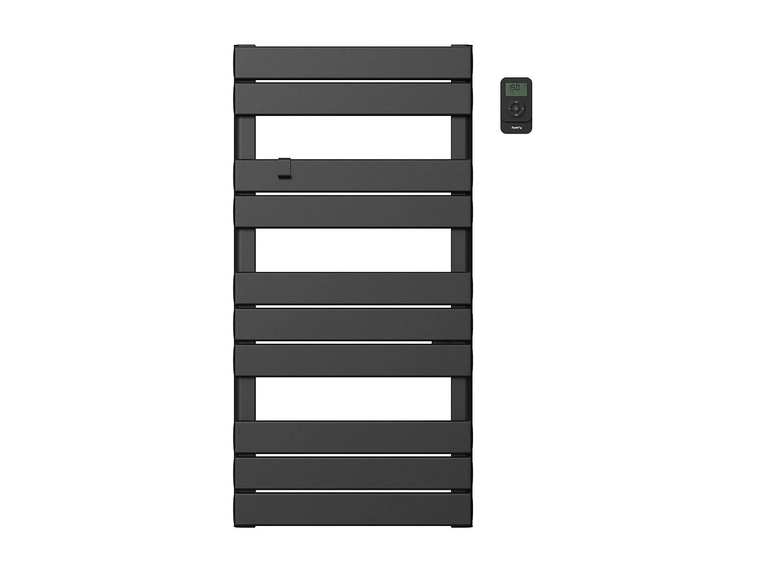 Sèche-serviette électrique sans fluide 500W H.101xL50cm Bestherm ANIS noir