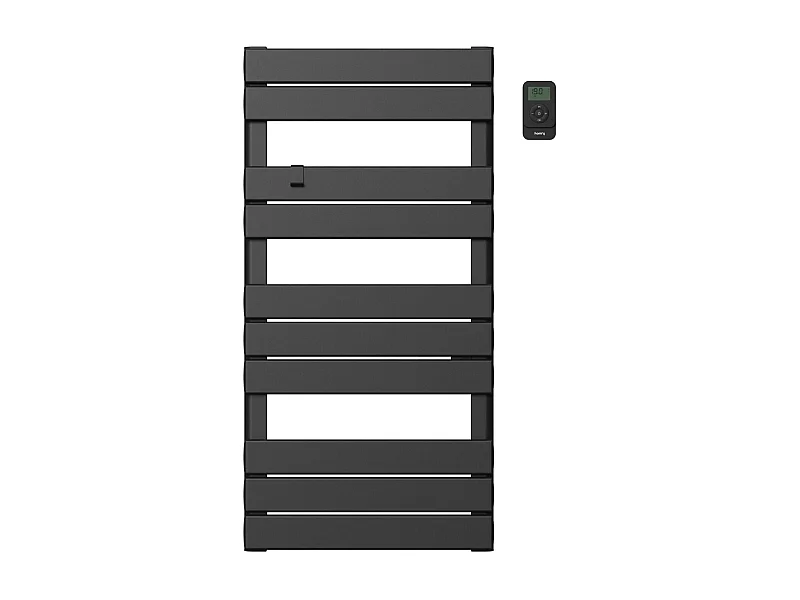 Sèche-serviette électrique sans fluide 500W H.101xL50cm Bestherm ANIS noir