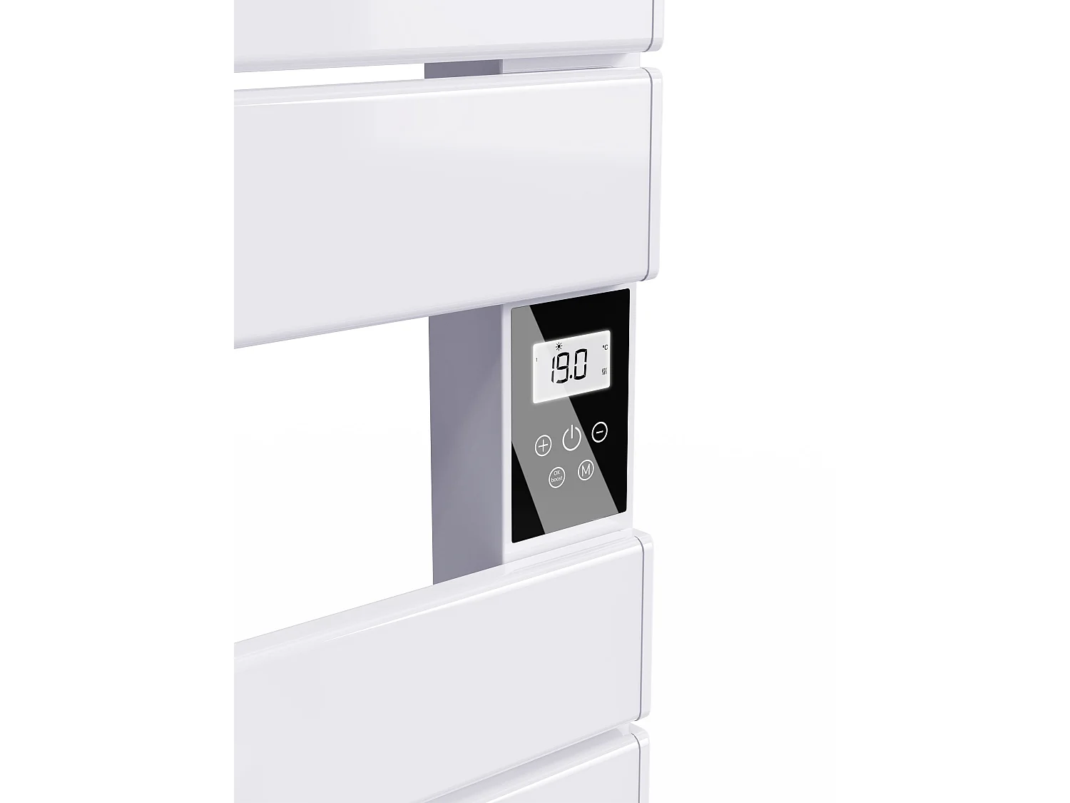 Sèche-serviette électrique sans fluide 500W H.101xL60cm Bestherm HANAE blanc