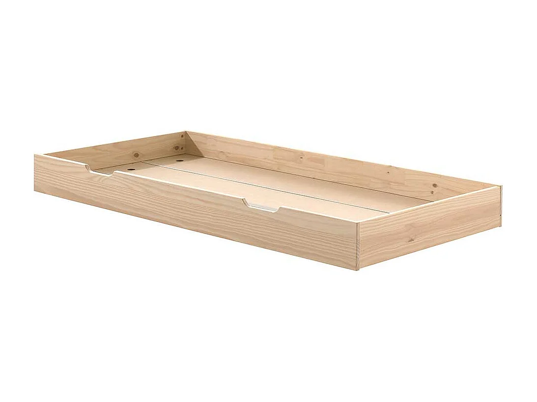 Kojenbett Kiefer im Skandi Design White Wash