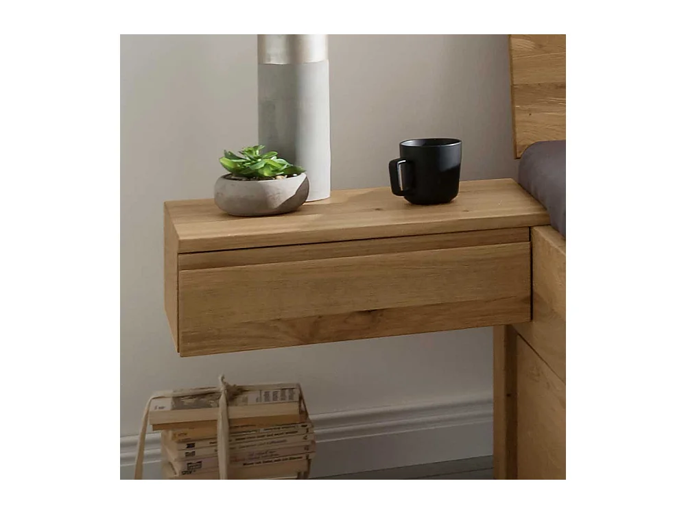 Schubkastenbett inklusive zwei Nachtkommoden 45 cm Einstiegshöhe (dreiteilig)