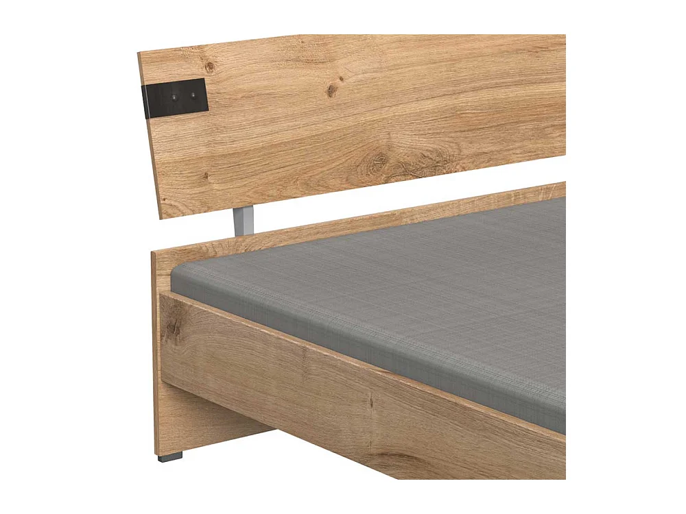 Niedriges Bettgestell Made in Germany Industry und Loft Stil