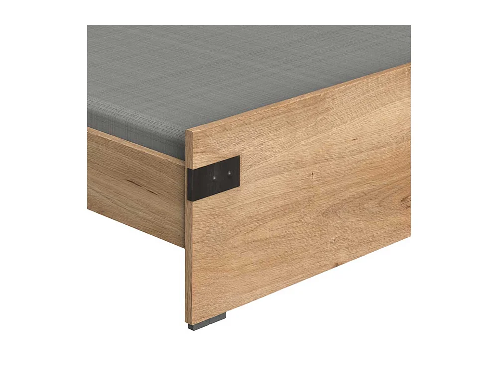 Niedriges Bettgestell Made in Germany Industry und Loft Stil