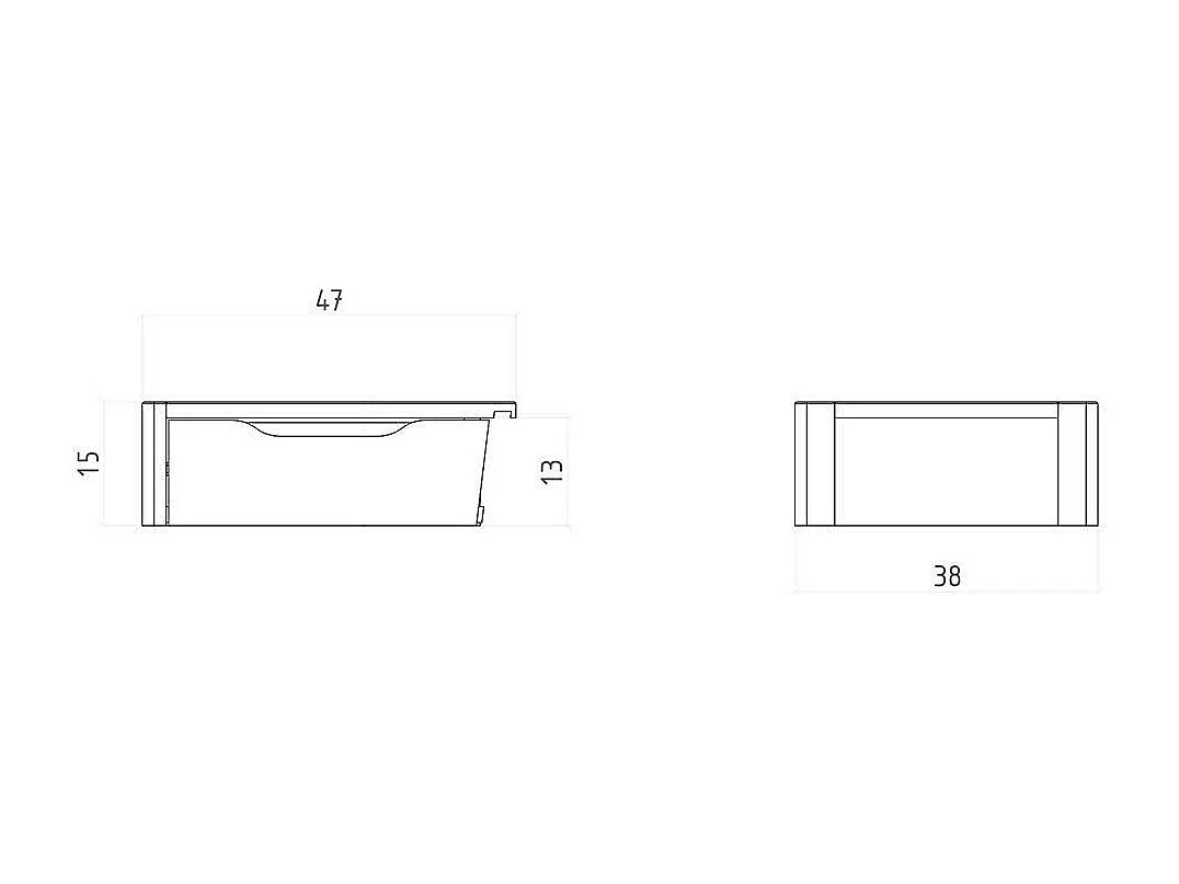 Massivholzbett in Kernbuchefarben 35 cm Einstiegshöhe