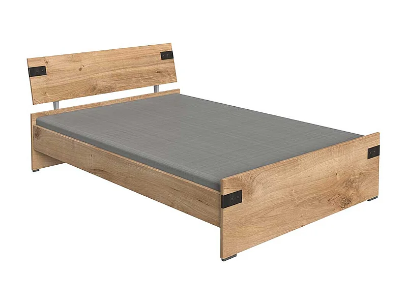 Niedriges Bettgestell Made in Germany Industry und Loft Stil