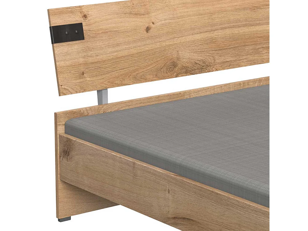 Niedriges Bettgestell Made in Germany Industry und Loft Stil