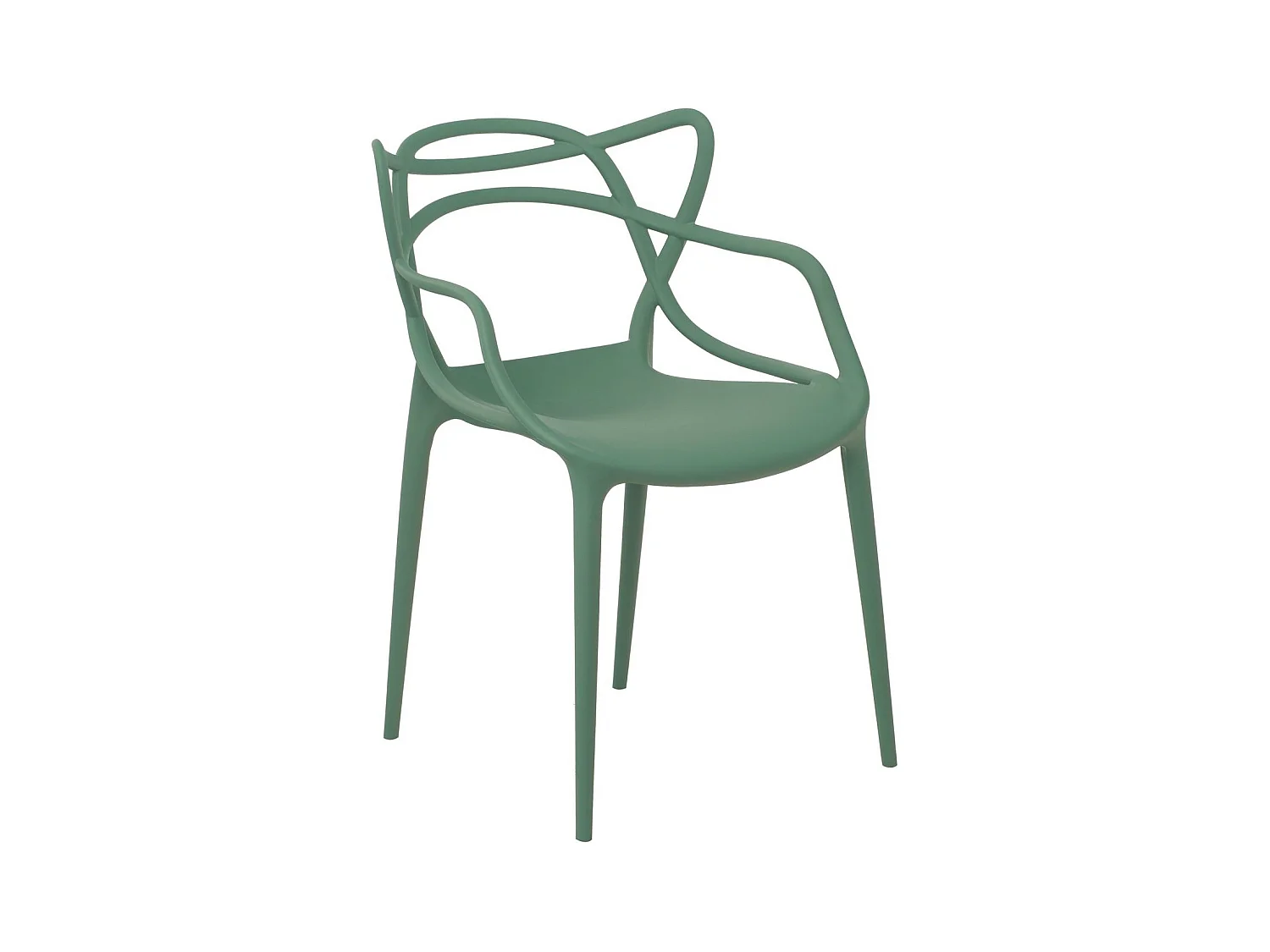 Silla Beliano premium con reposabrazos - Interior y exterior-Color Verde celadón
