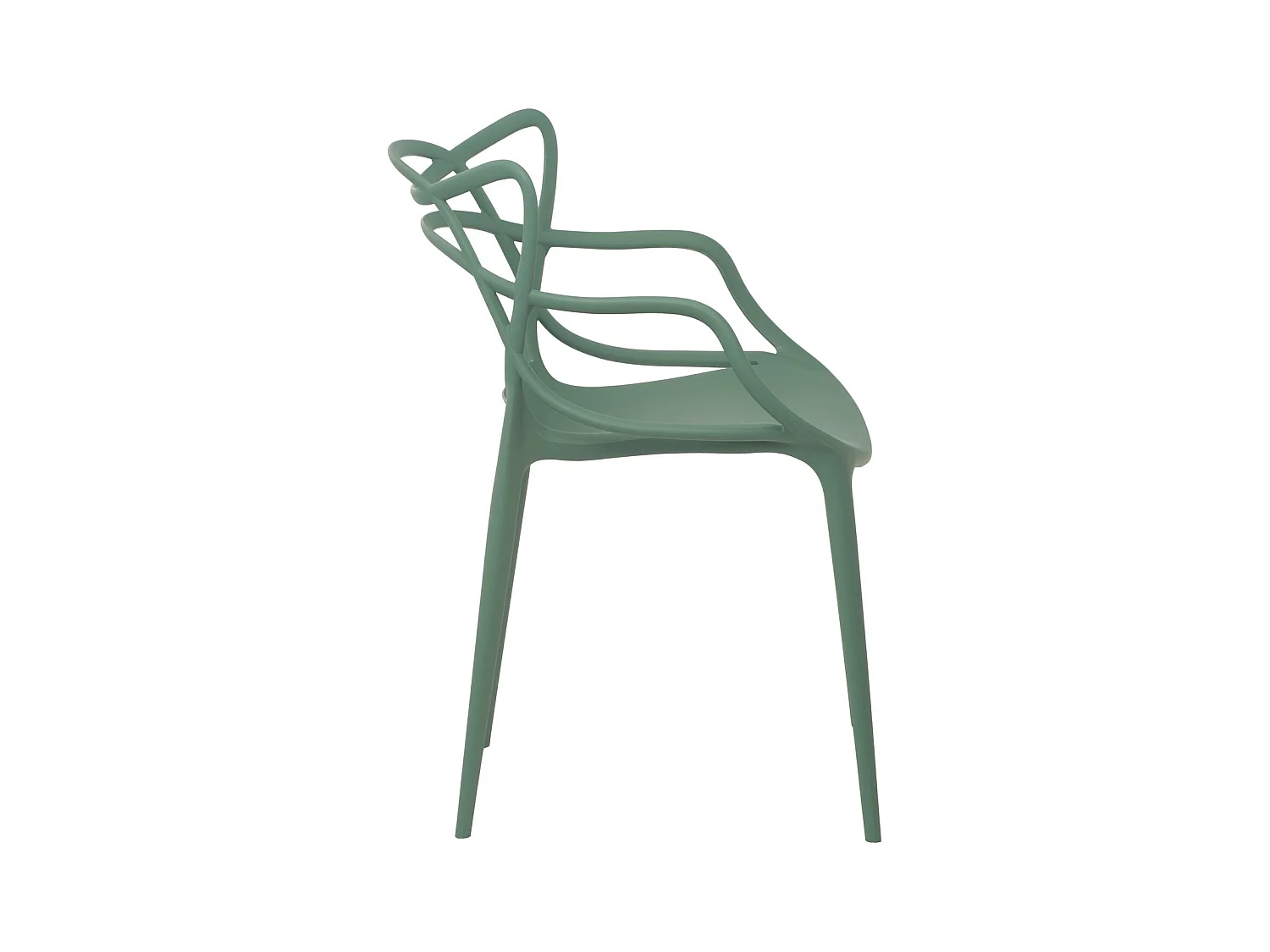 Silla Beliano premium con reposabrazos - Interior y exterior-Color Verde celadón