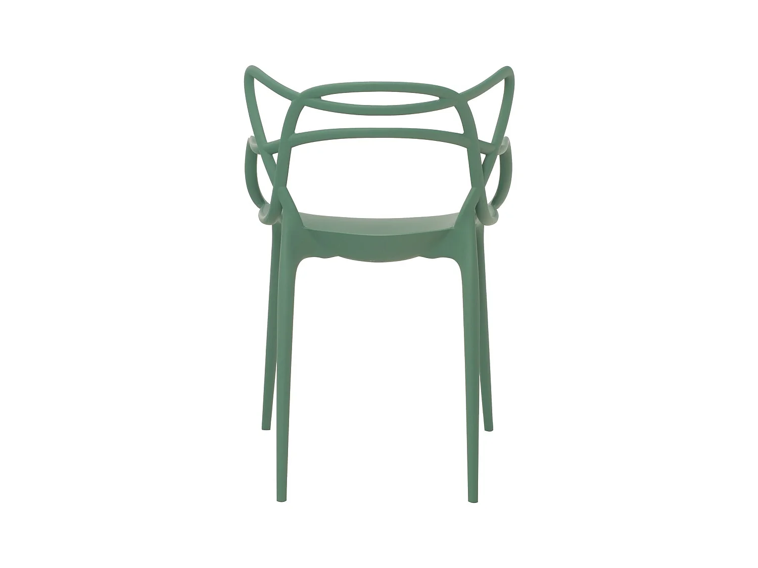 Silla Beliano premium con reposabrazos - Interior y exterior-Color Verde celadón