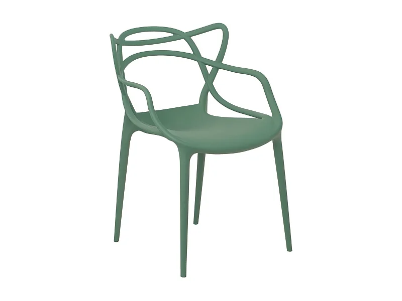 Chaise avec accoudoir Beliano premium - Intérieur et extérieur-Couleur Vert céladon