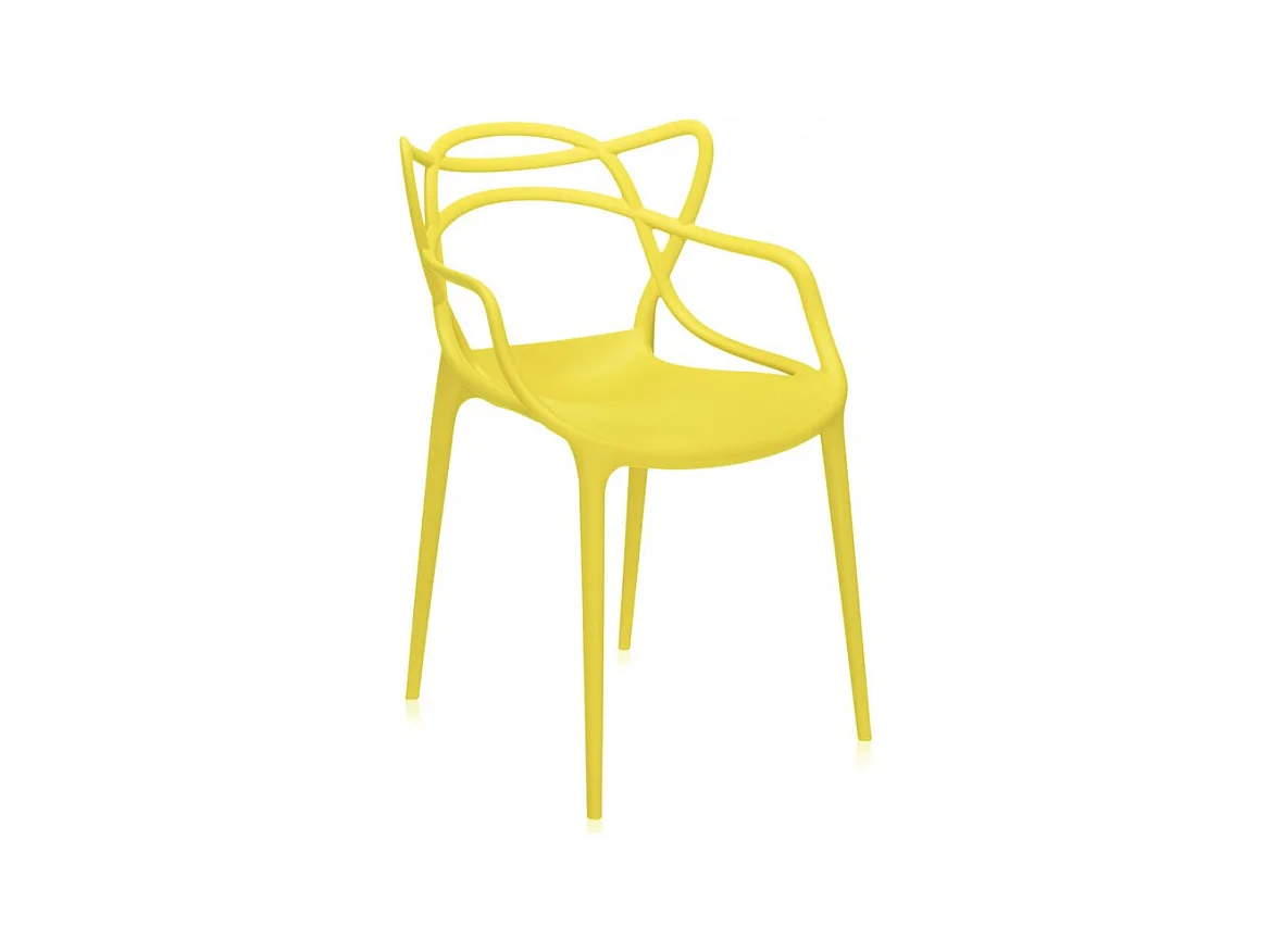 Chaise avec accoudoir Beliano premium - Intérieur et extérieur-Couleur Jaune