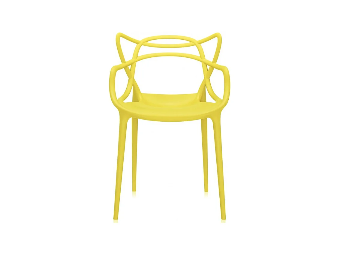 Chaise avec accoudoir Beliano premium - Intérieur et extérieur-Couleur Jaune