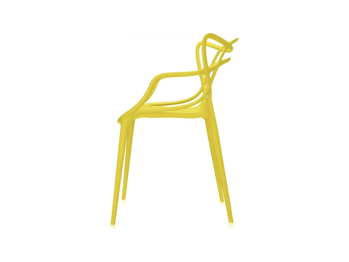 Silla Beliano premium con reposabrazos - Interior y exterior-Color Amarillo