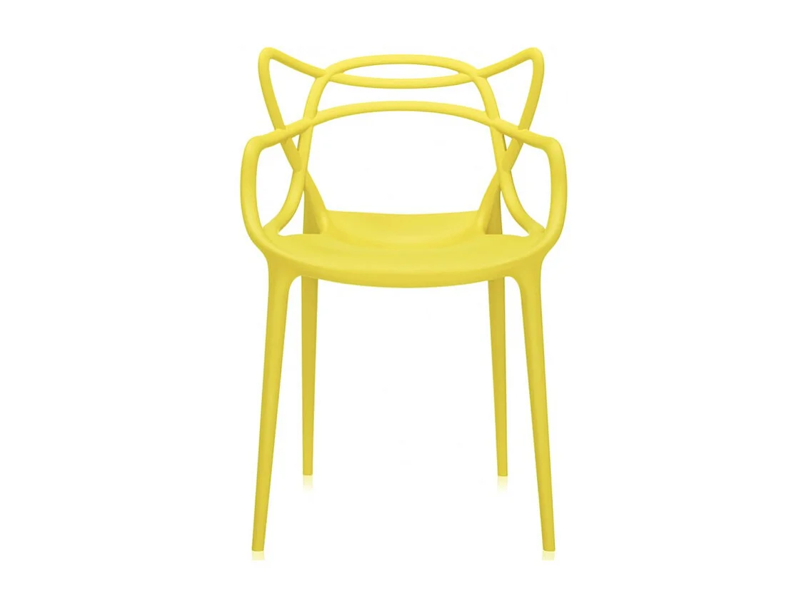 Silla Beliano premium con reposabrazos - Interior y exterior-Color Amarillo
