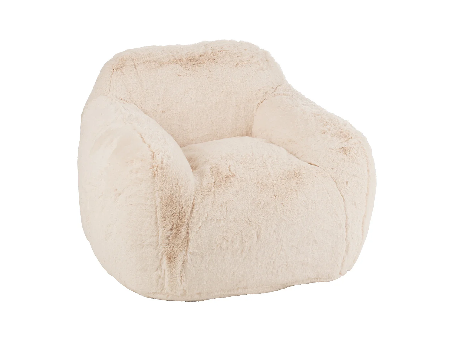 Fauteuil en Tissu "Cutie" 99cm Crème