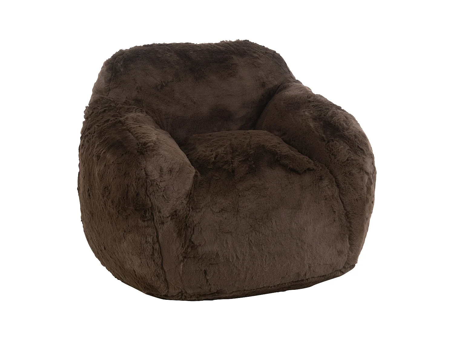 Fauteuil en Tissu "Cutie" 99cm Marron