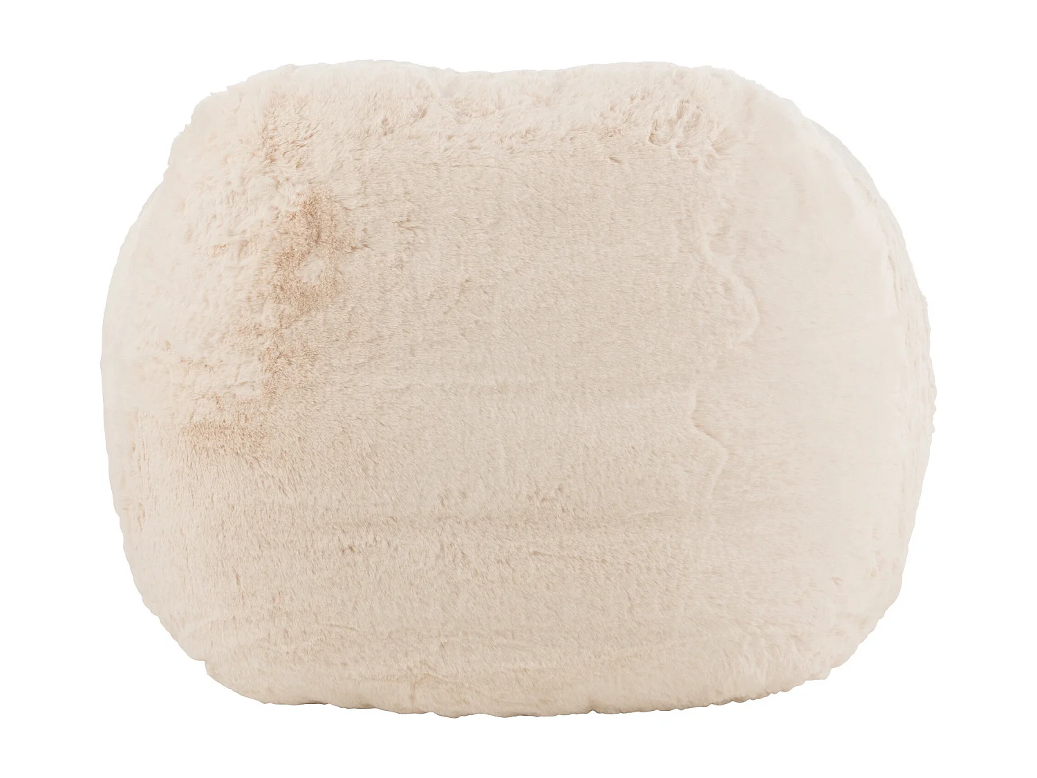 Sillón de diseño Kuty - Lujo y suavidad con efecto felpa-Color Marrón oscuro