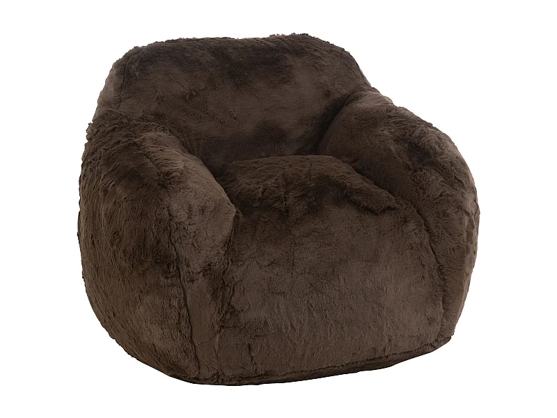 Fauteuil en Tissu "Cutie" 99cm Marron