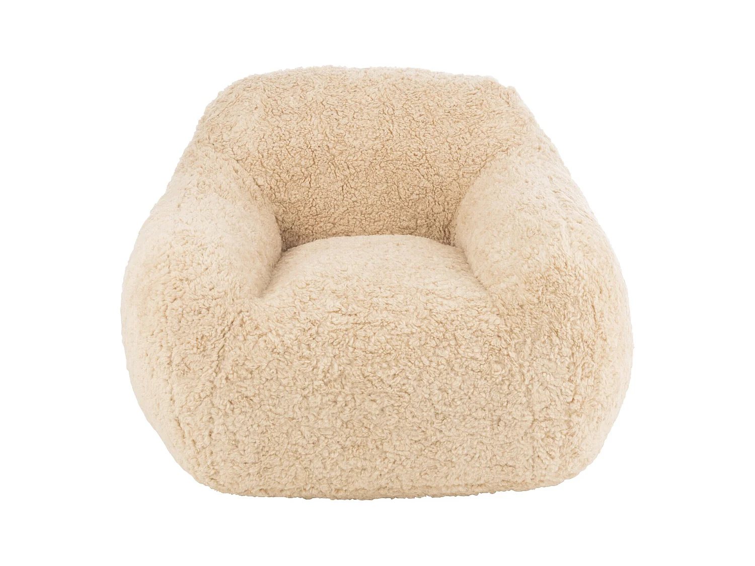 Fauteuil en Tissu "Cutie" 99cm Beige