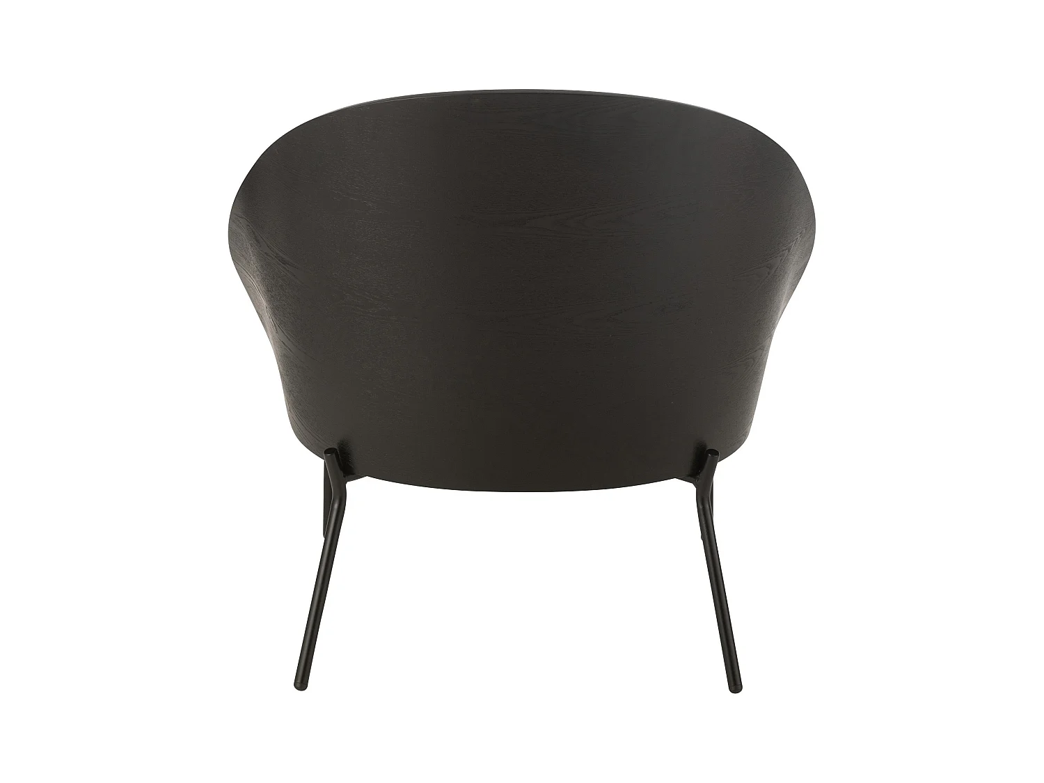 Fauteuil Lounge Design "Lone" 81cm Noir & Gris
