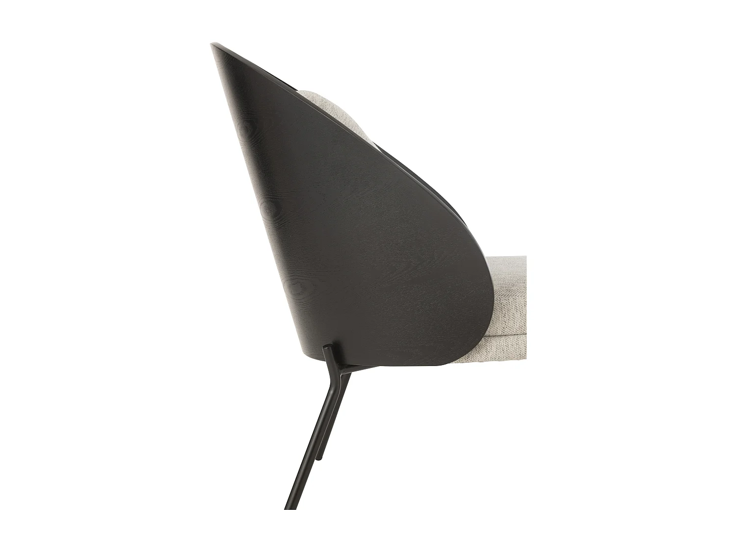 Sillón LONE – Confort moderno y silueta envolvente-Color Negro