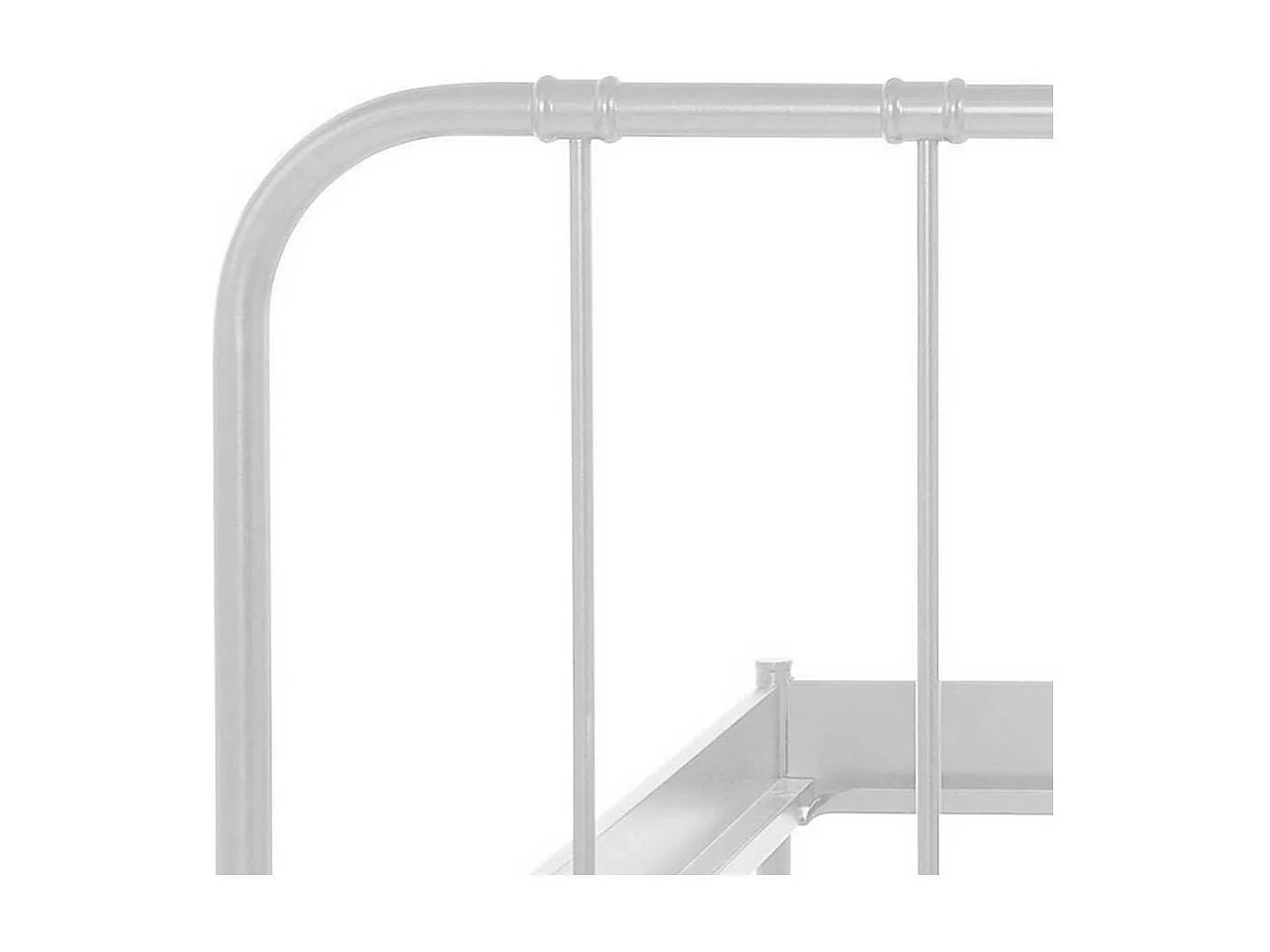 Bettgestell Doppelbettgestell aus Metall Liegefläche 180x200 cm