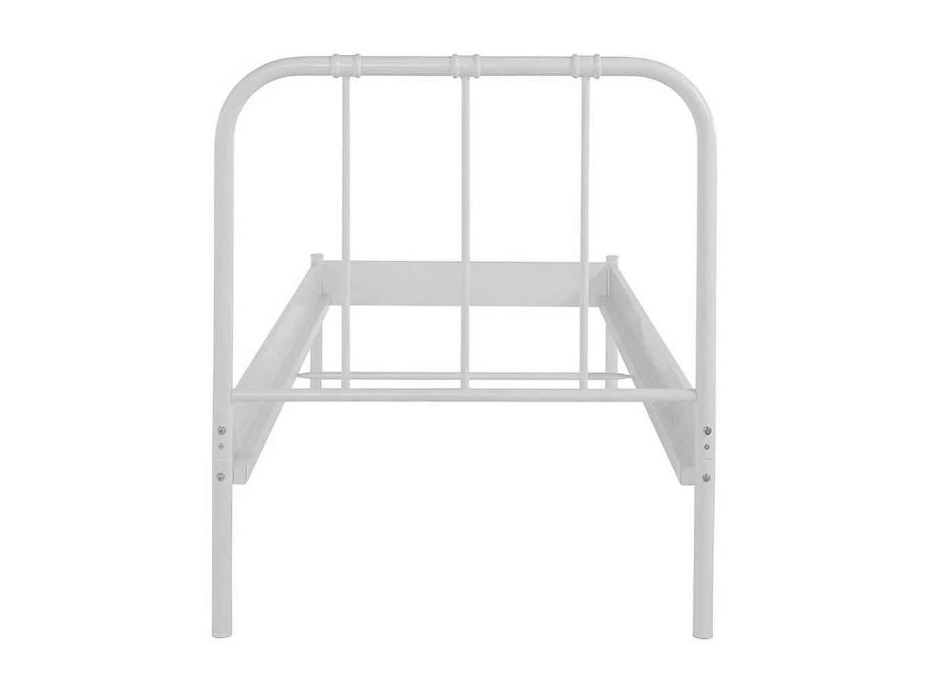 Einzelbett Einzelbettgestell in Weiß Liegefläche 90x200 cm