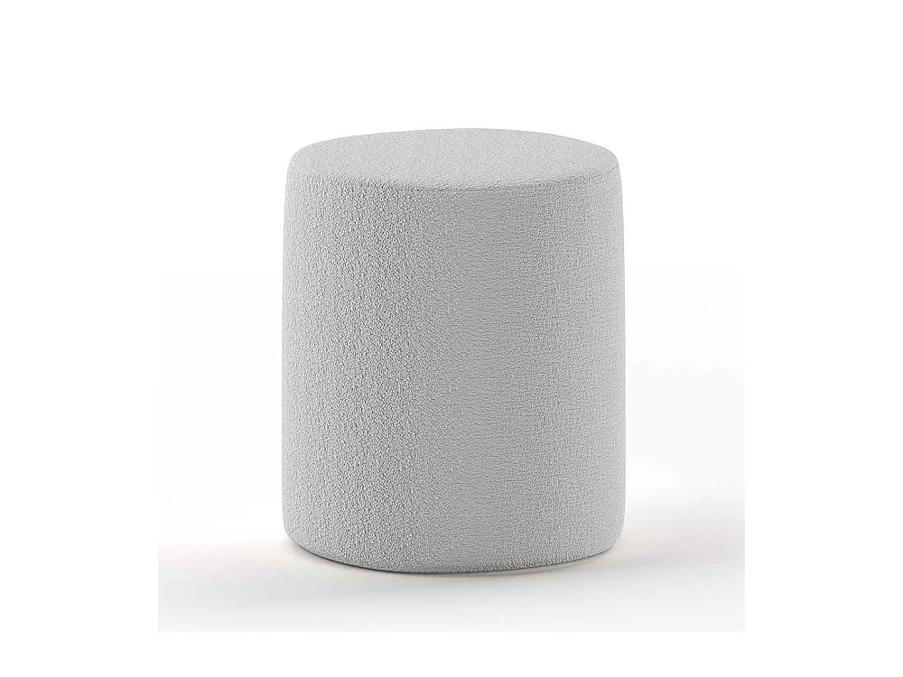 Polsterbettgestell grau im Skandi Design 147 cm breit