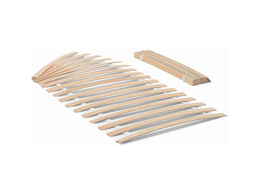 Stapelbares Bett aus Buche Massivholz geölt (zweiteilig)