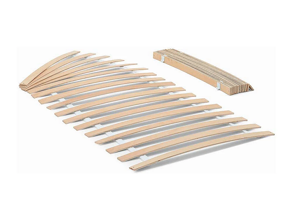 Stapelbares Bett aus Buche Massivholz geölt (zweiteilig)