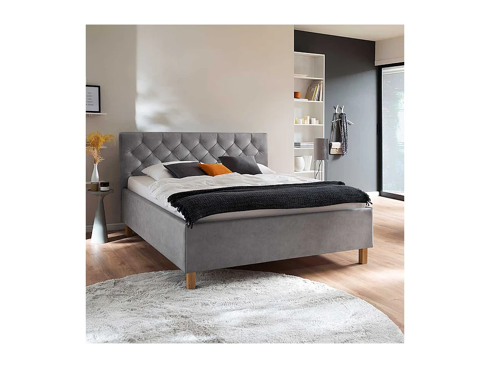 Polsterbett mit Bettkasten 55 cm Einstiegshöhe