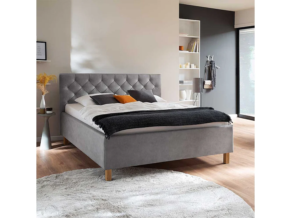 Polsterbett mit Bettkasten 55 cm Einstiegshöhe