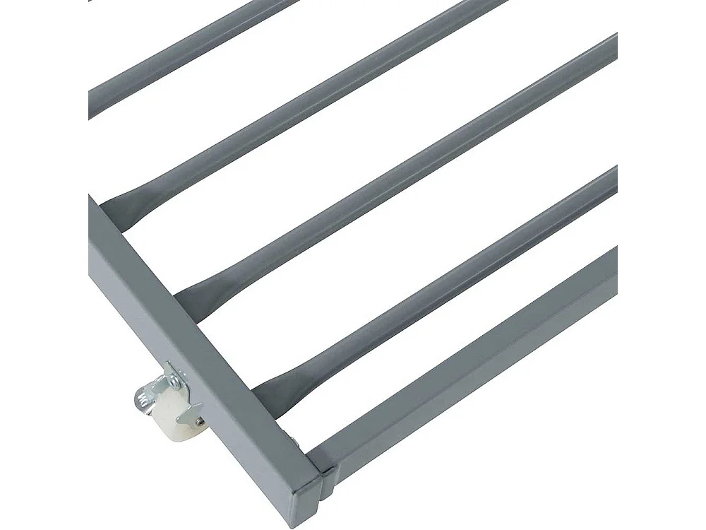 Metallrahmen Bett Bettgestell Liegeflächen 90x200 cm mit Fußgestell aus Metall