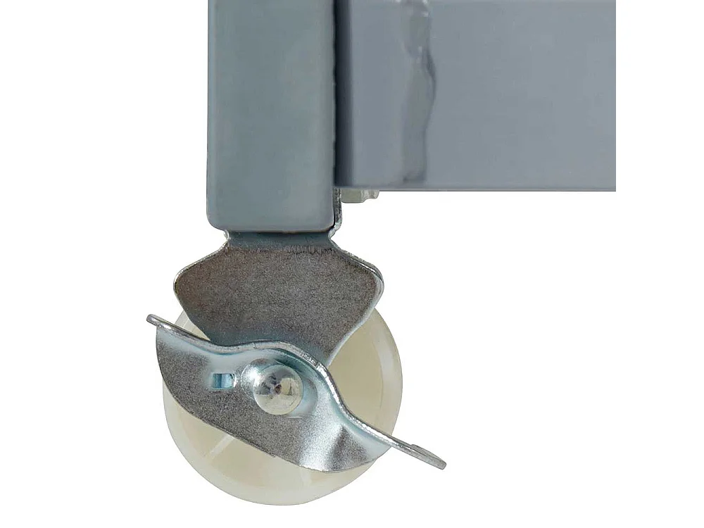 Metallrahmen Bett Bettgestell Liegeflächen 90x200 cm mit Fußgestell aus Metall