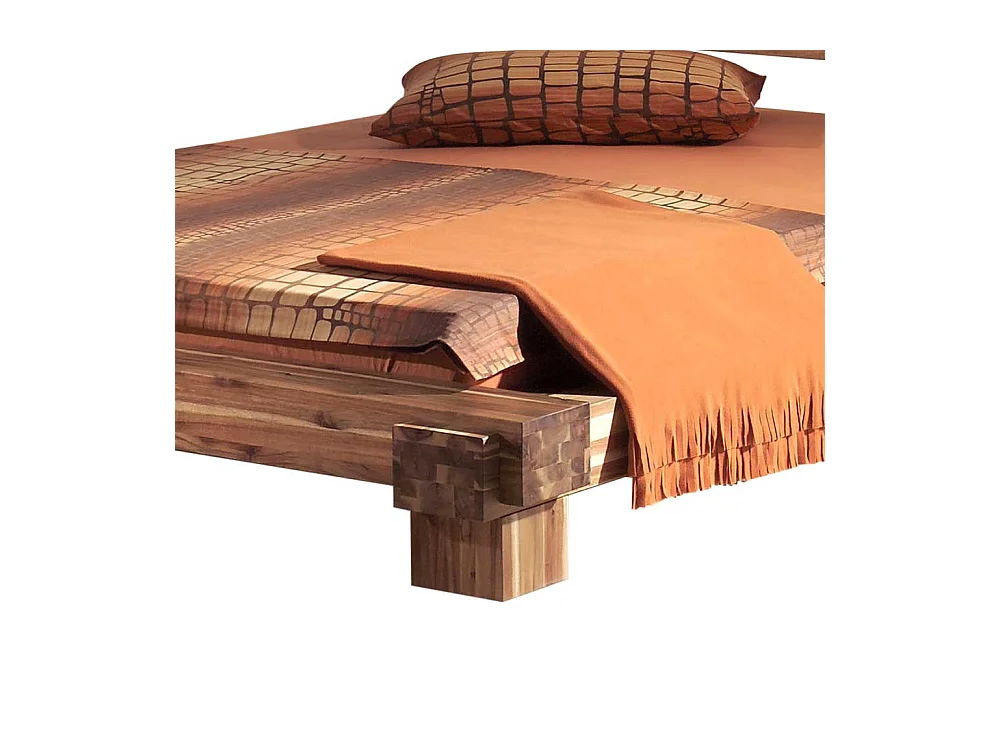 Futonbett aus Akazie Gewachst